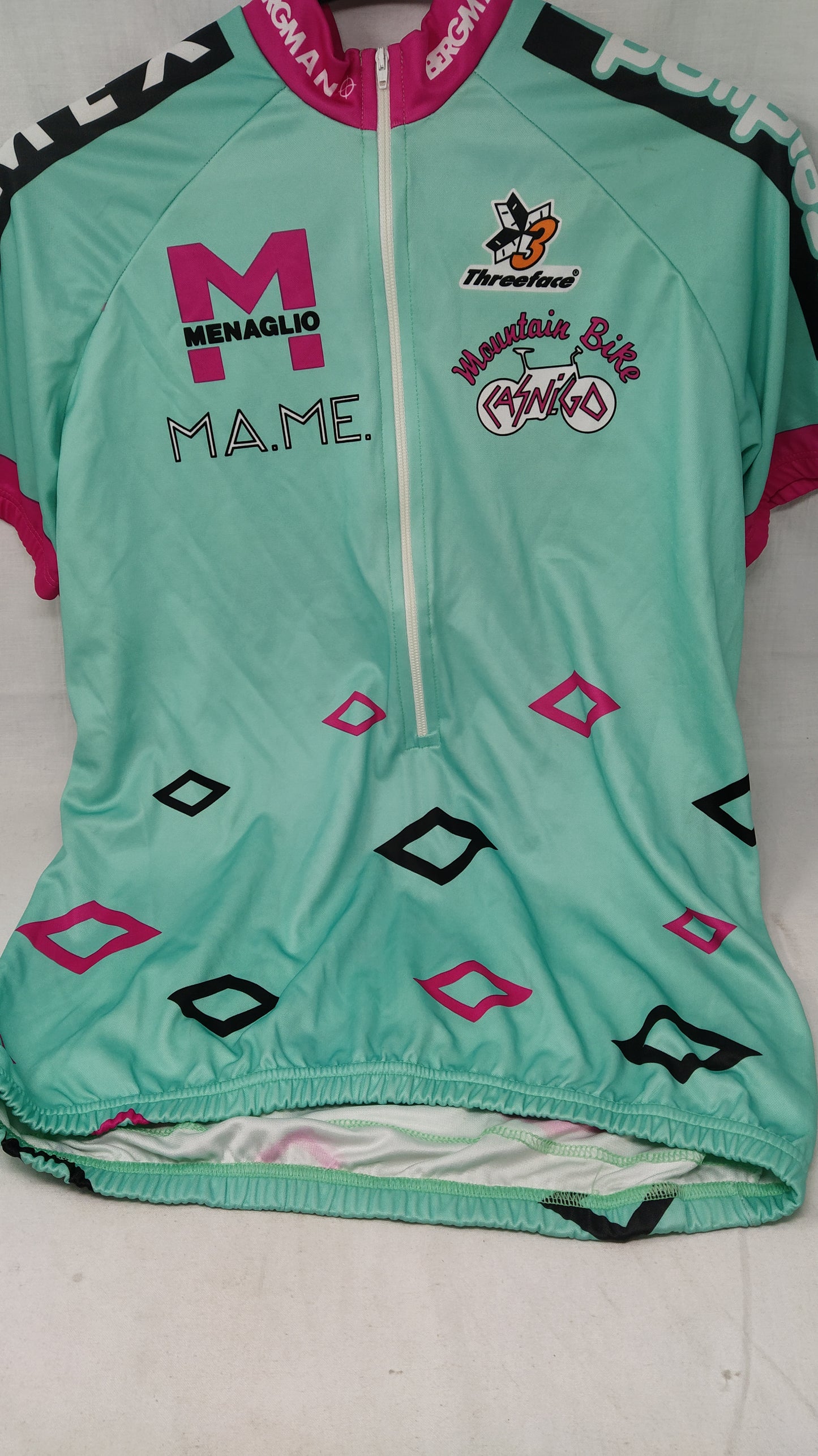 Threeface Maglietta Da Ciclismo Verde L