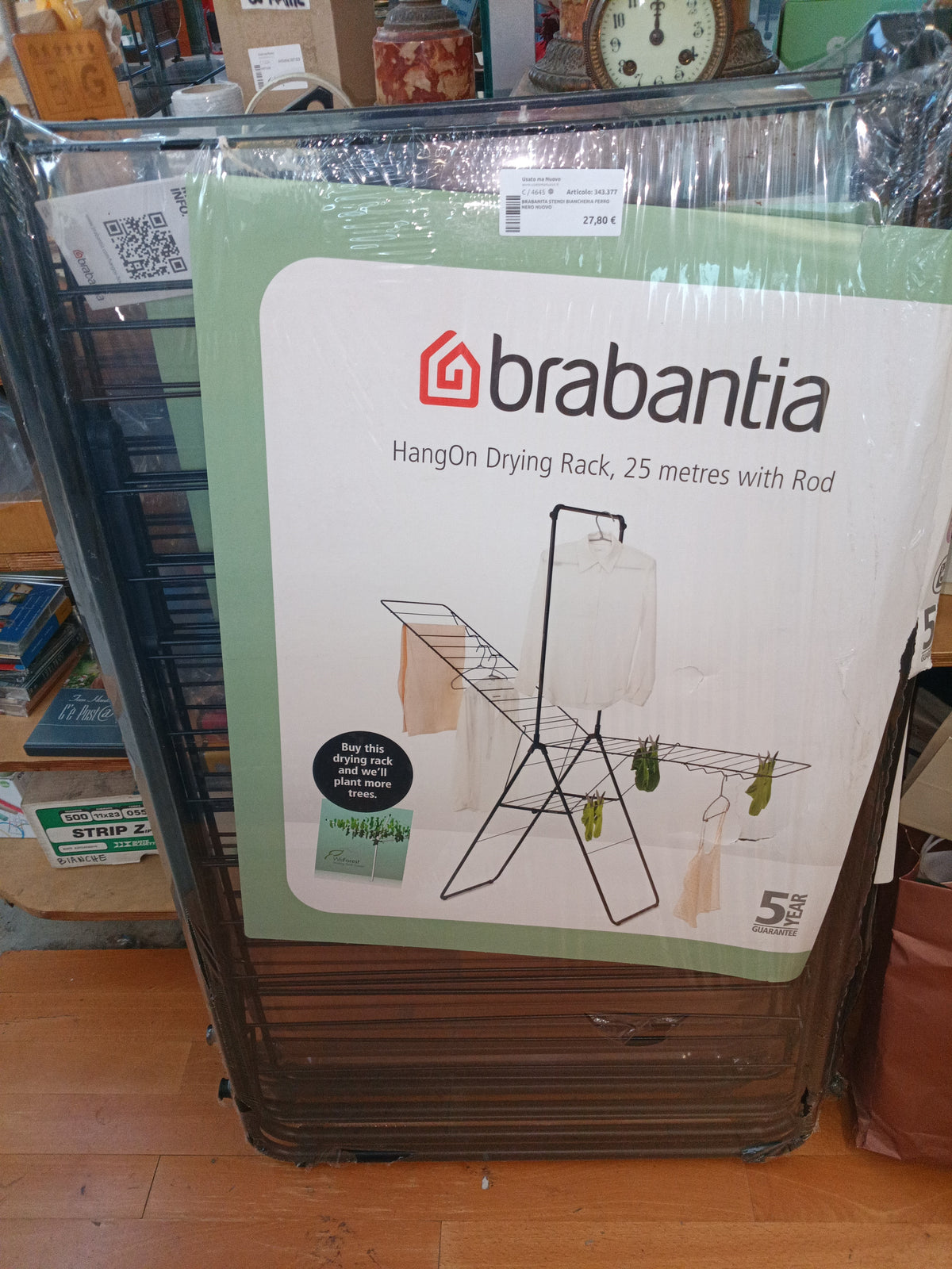 Brabanita Stendi Biancheria Ferro Nero Nuovo