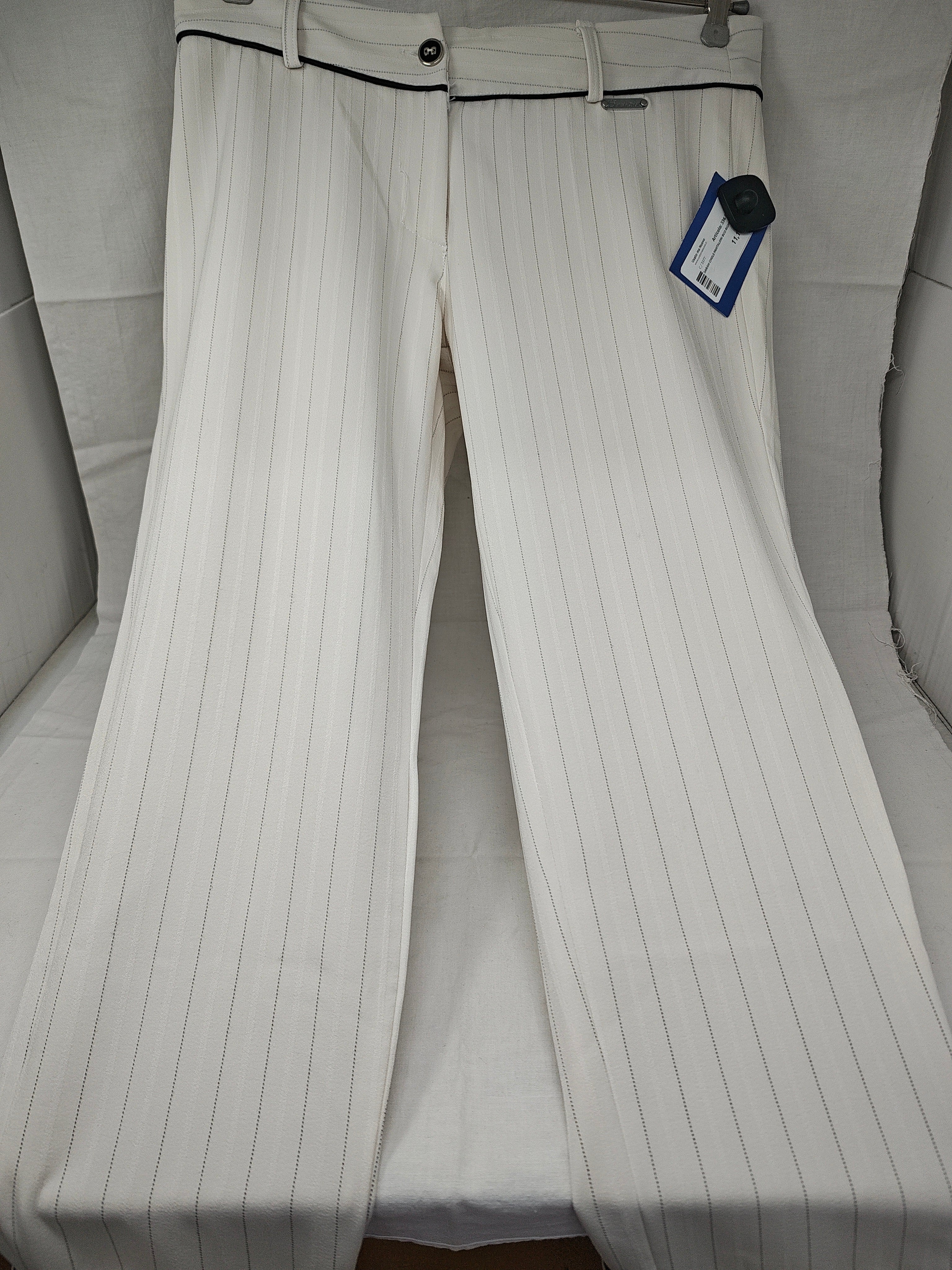 Sarah Chole Pantaloni Bco Righe 42