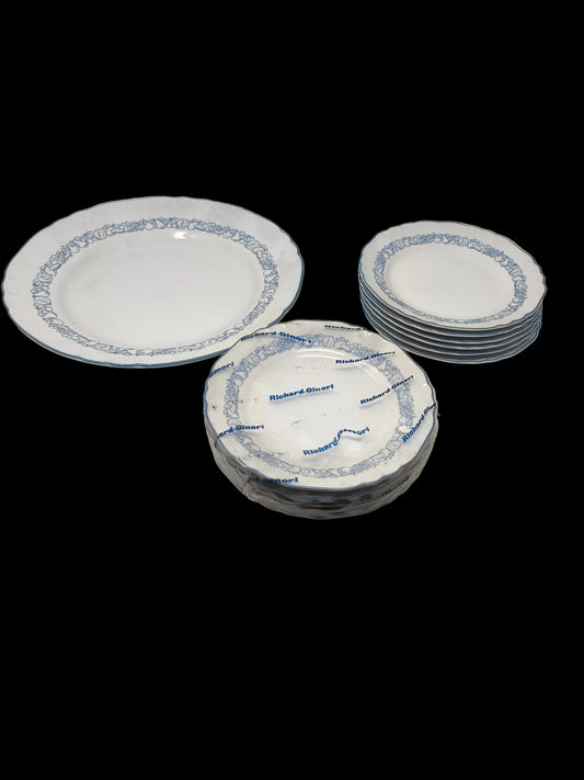 Richard Ginori Servizio Da Dolce X 12 Persone Piatto Portara ø 31 Cm Piatti ø 18cm