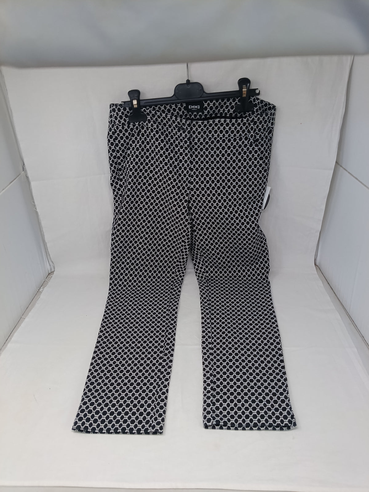 Emme Marella Pantaloni Nero Bco 42
