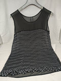 Goldenpoint Canotta Tulle Nero Bco  44
