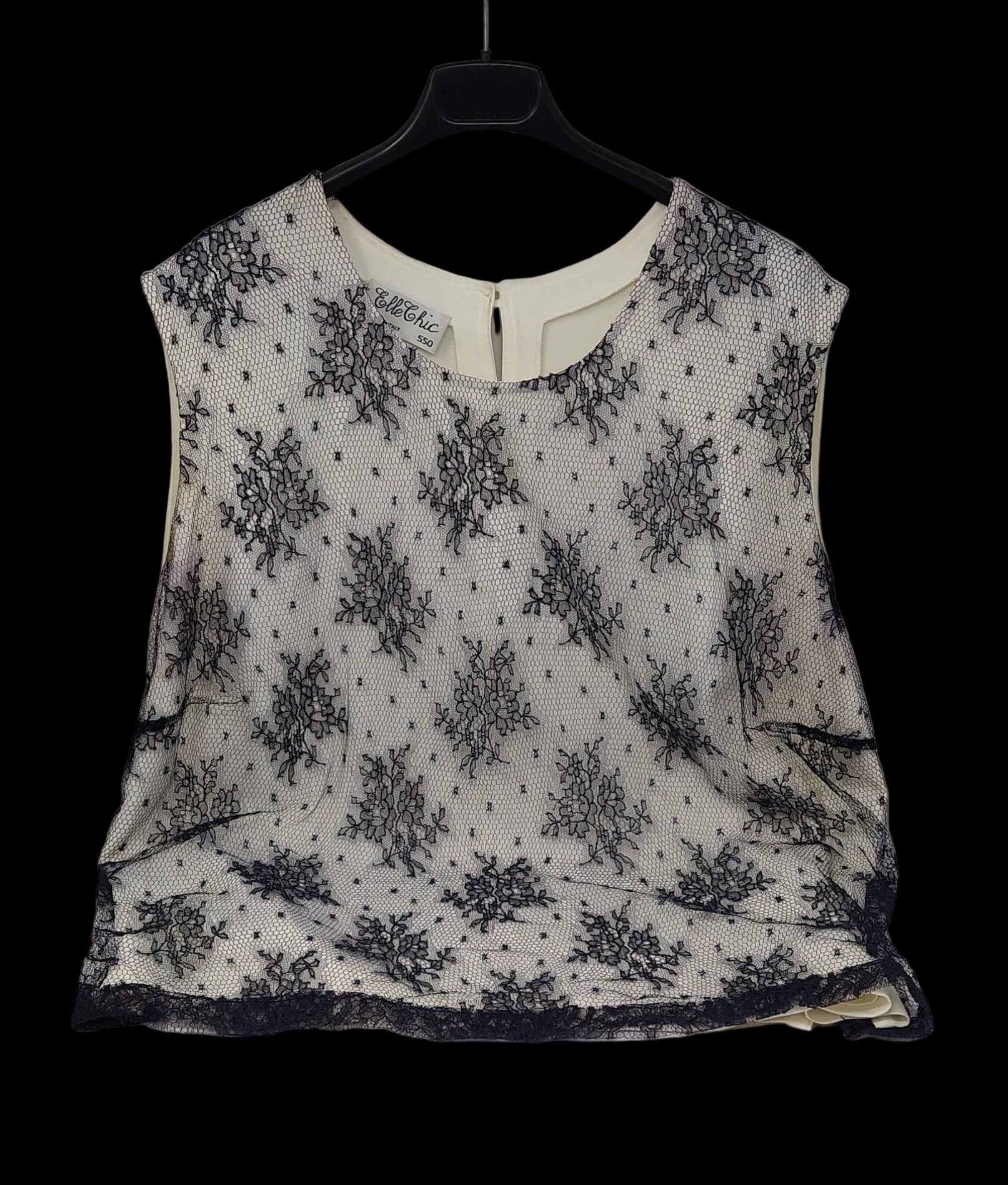 Ellechic Sma Bca Blu Pizzo Xl