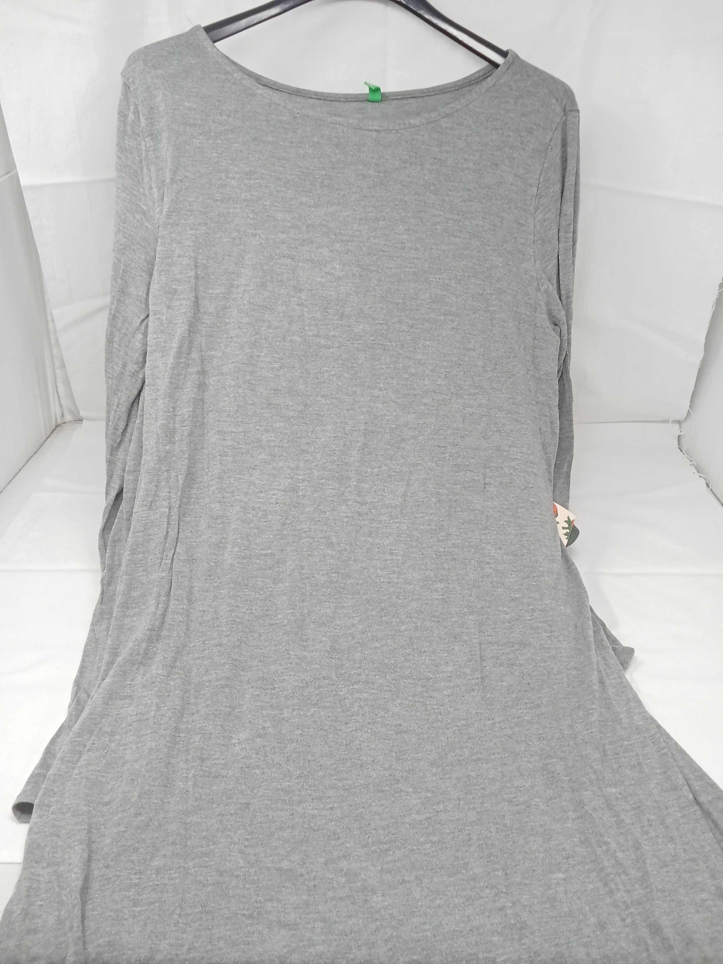 Benetton Maxi Maglia Grigia L