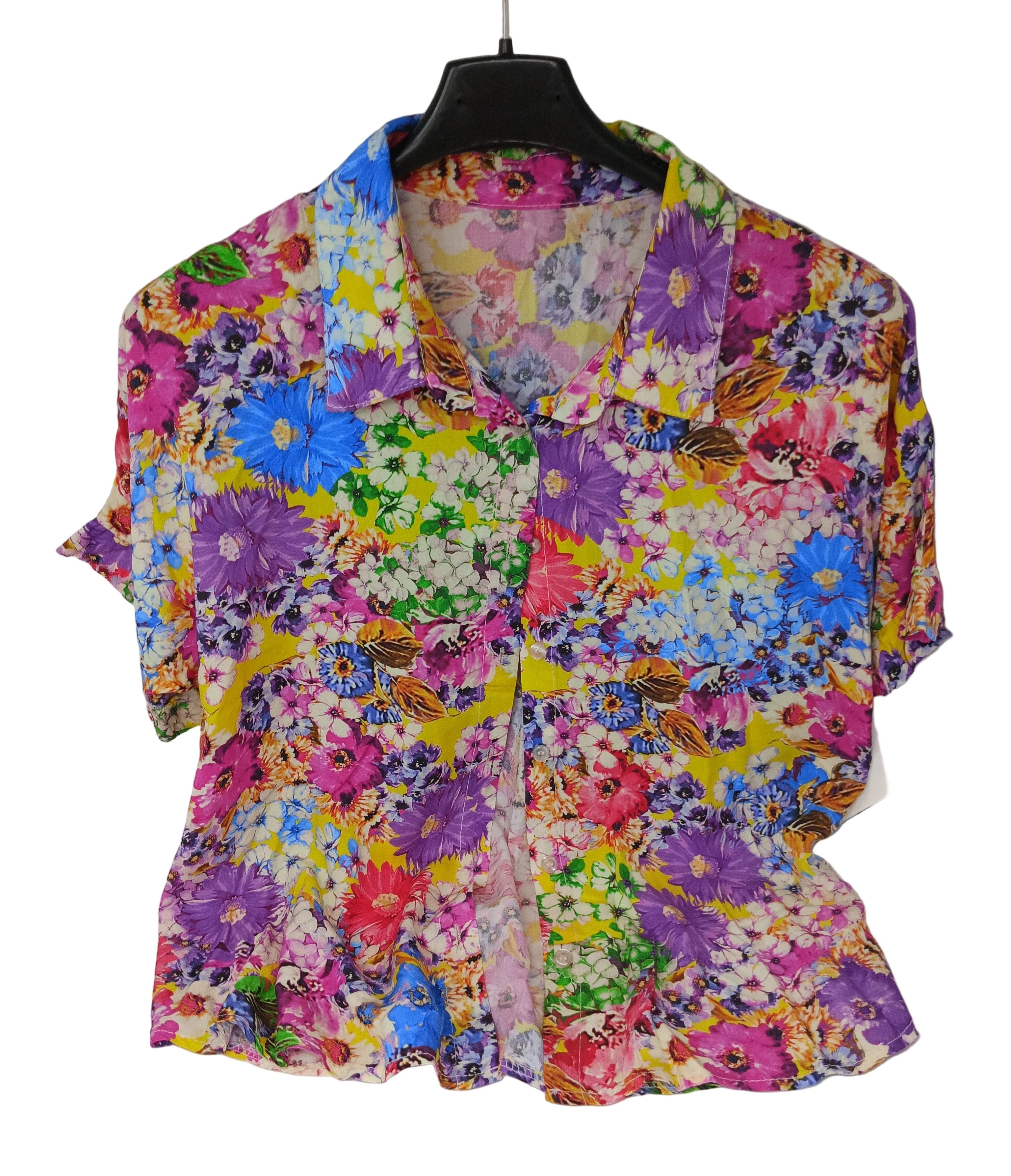 Camicia Fiorata Colorata M