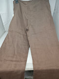 Oltre Pantaloni  Marrone In Lino 46