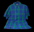 Lacoste Camicia Scozzese Verde Blu Xl