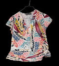 Isik Camicia Bca Con Fantasia Colorata S