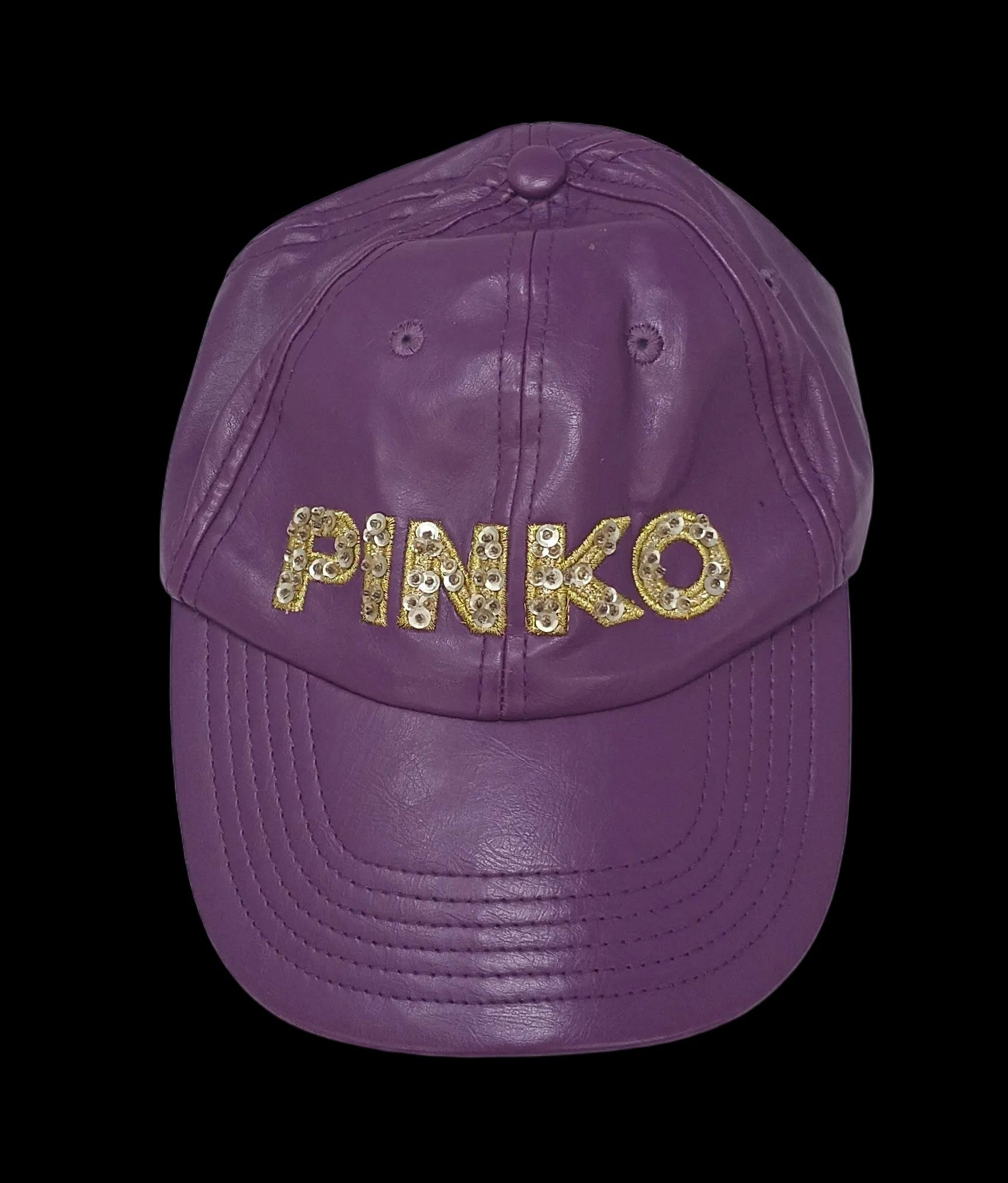 Pinko Cappellino In Pelle Viola