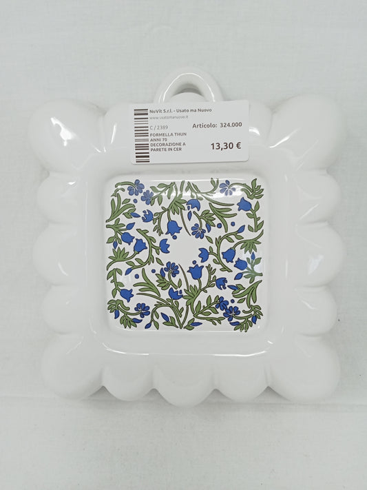 Formella Thun Anni 70 Decorazione A Parete In Ceramica