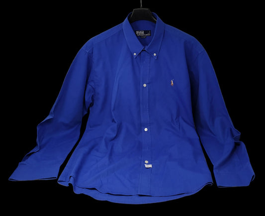 Ralph Lauren Camicia Blu 17.5