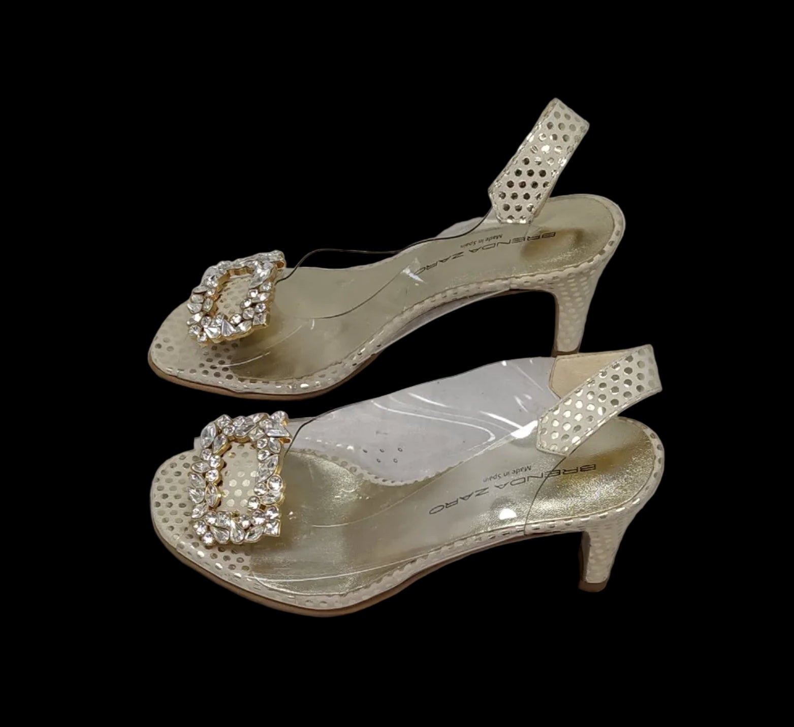 Brenda Zaro Sandalo Oro Trasparente 36.5