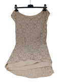 Abito Pizzo Beige M
