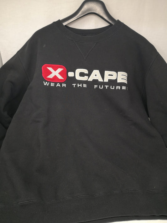 X Cape Felpa Nera Xl