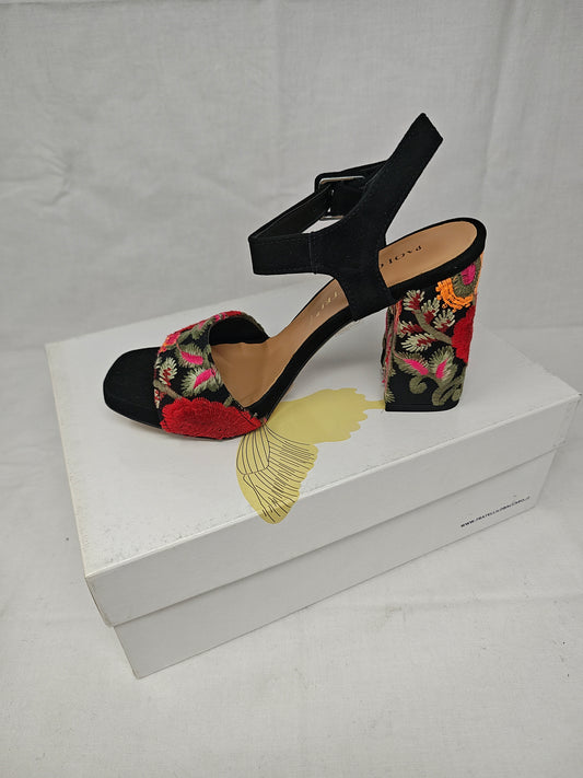 Paolo Mattei Sandalo Con Tacco Ricamo 36