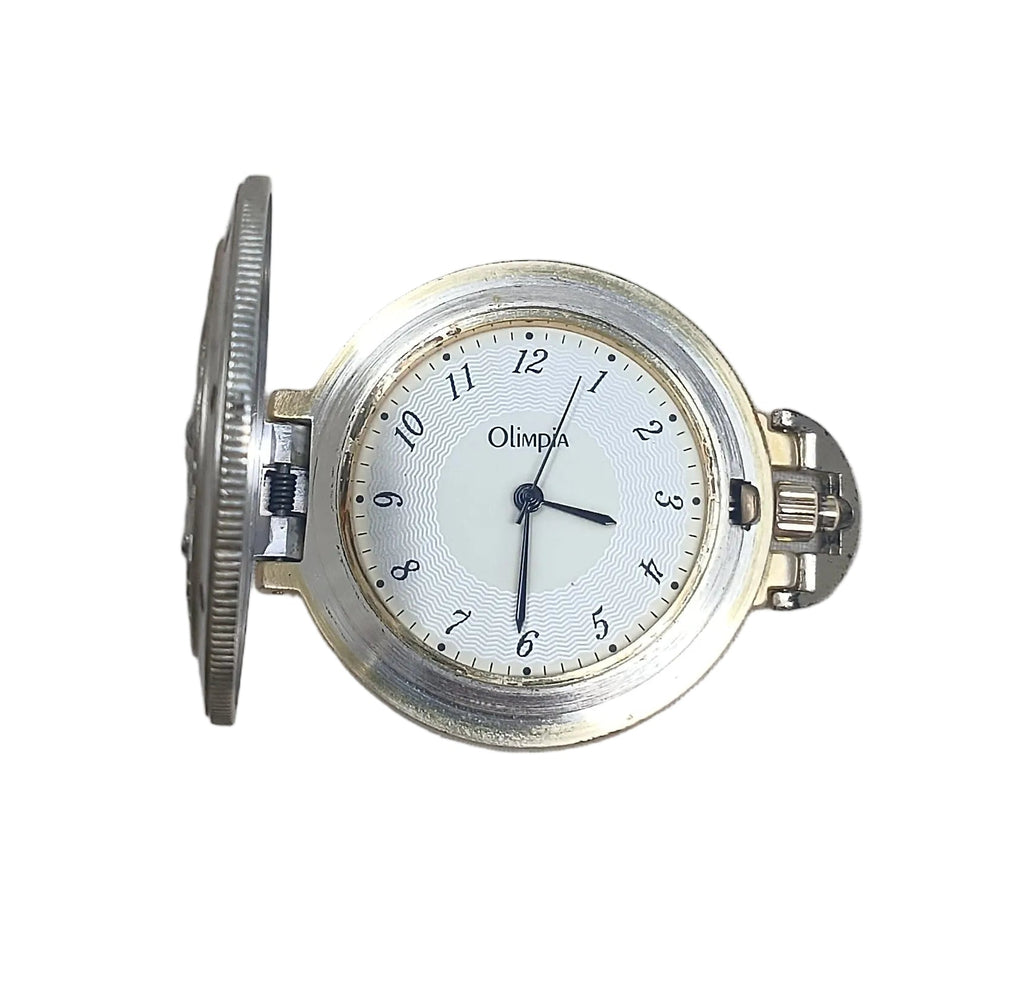Olimpia Orologio Da Tasca Meccanico Carica Manuale