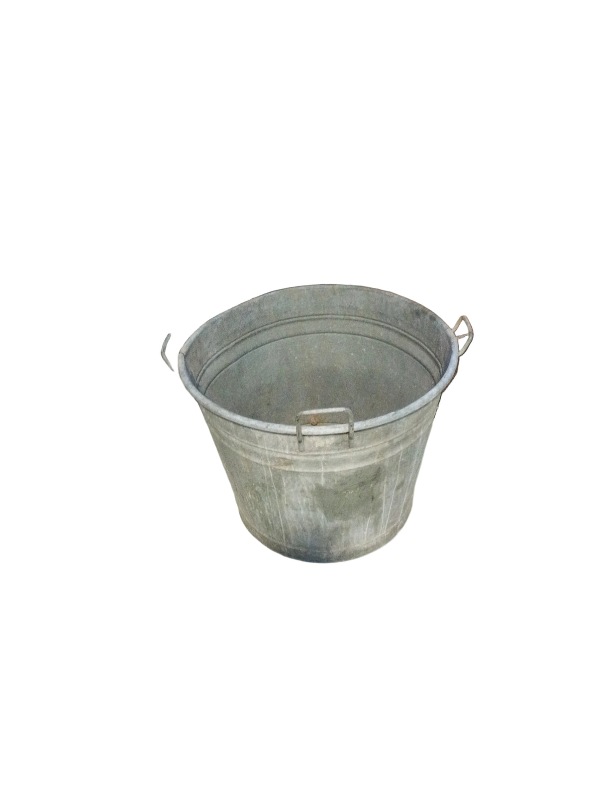 Tinozza Lamiera Zincata Vintage ø 70cm H 56cm