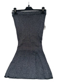 Zara Gonna Lunga In Maglia Argento M