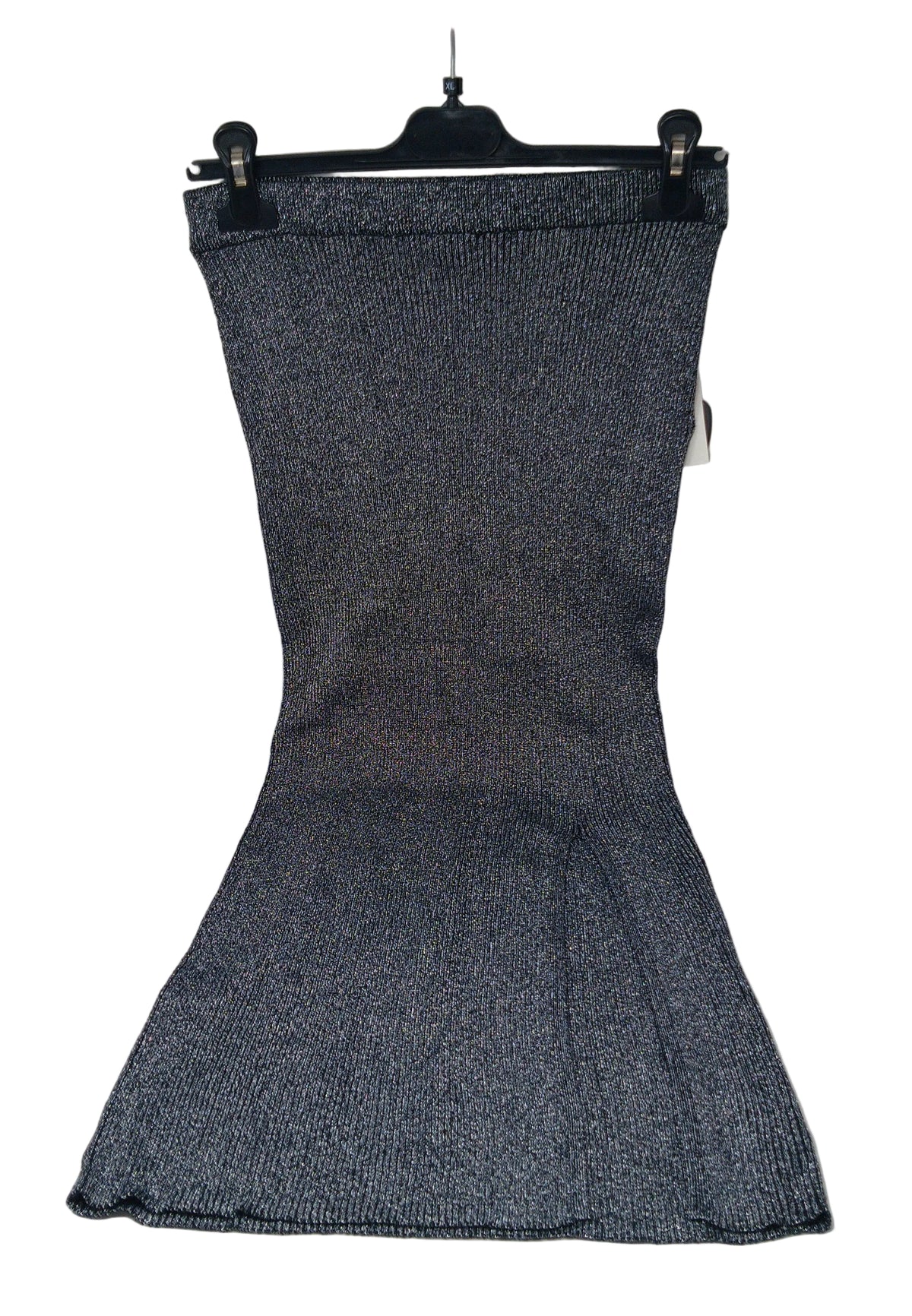 Zara Gonna Lunga In Maglia Argento M