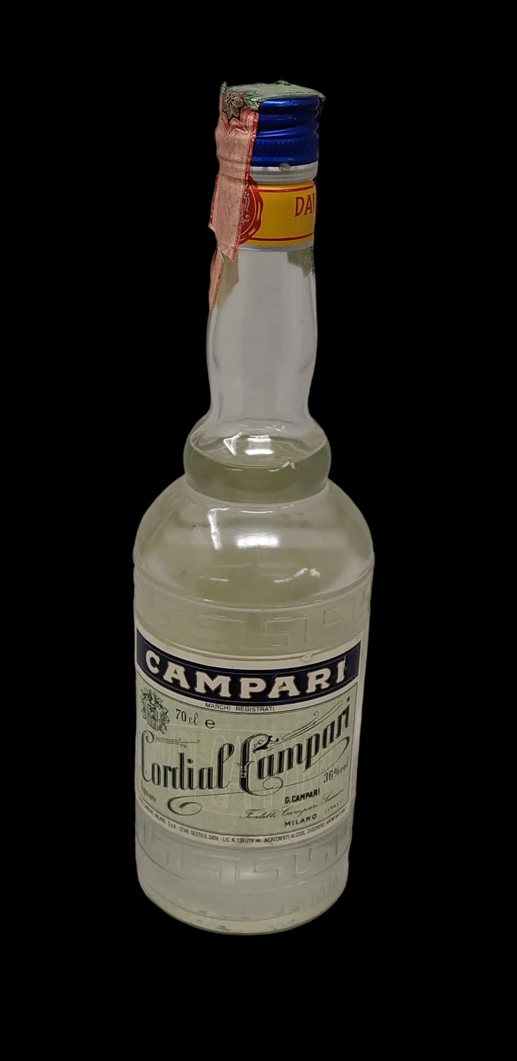 Liquore Cordial Campari 0,70l Intatto Per Collezionisti