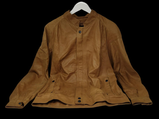 Zanobetti Giacca In Pelle Beige 50 U.