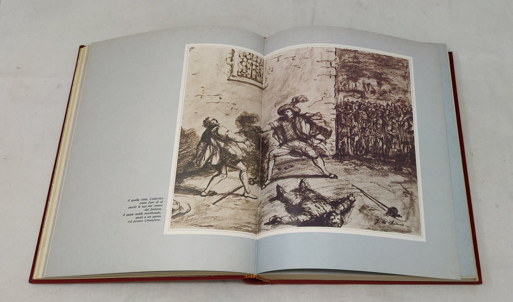 I Promessi Sposi - Editoriale Del Drago Illustrato Giorio De Chirico 3 Volumi Completo