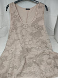 Oltre Sma Tulle Beige Fiorato Xl