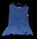 Gio Rizzi Gonna In Lino Blu Xl