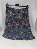 Gonna Tulle Grigio Fiorata M