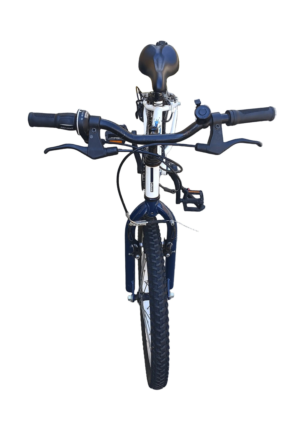 Bicicletta Rockrider Bianca E Azzurra