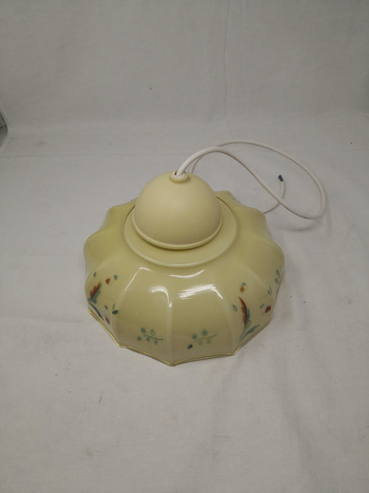 Lampada Sospensione Vetro Dipinta A Mano