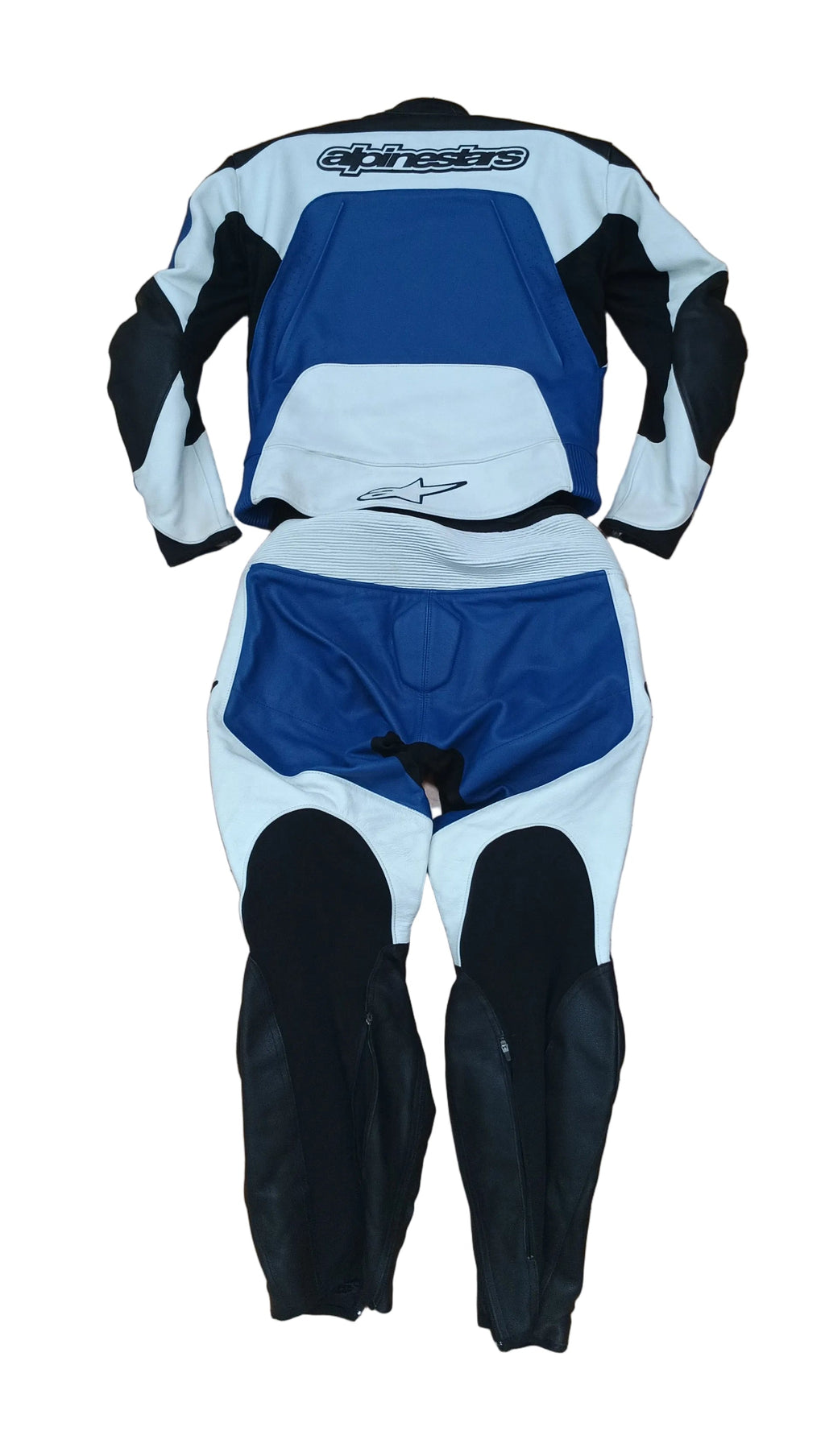 Alpinestars Completo Moto Giacca + Pantaloni Bianco/blu/nero