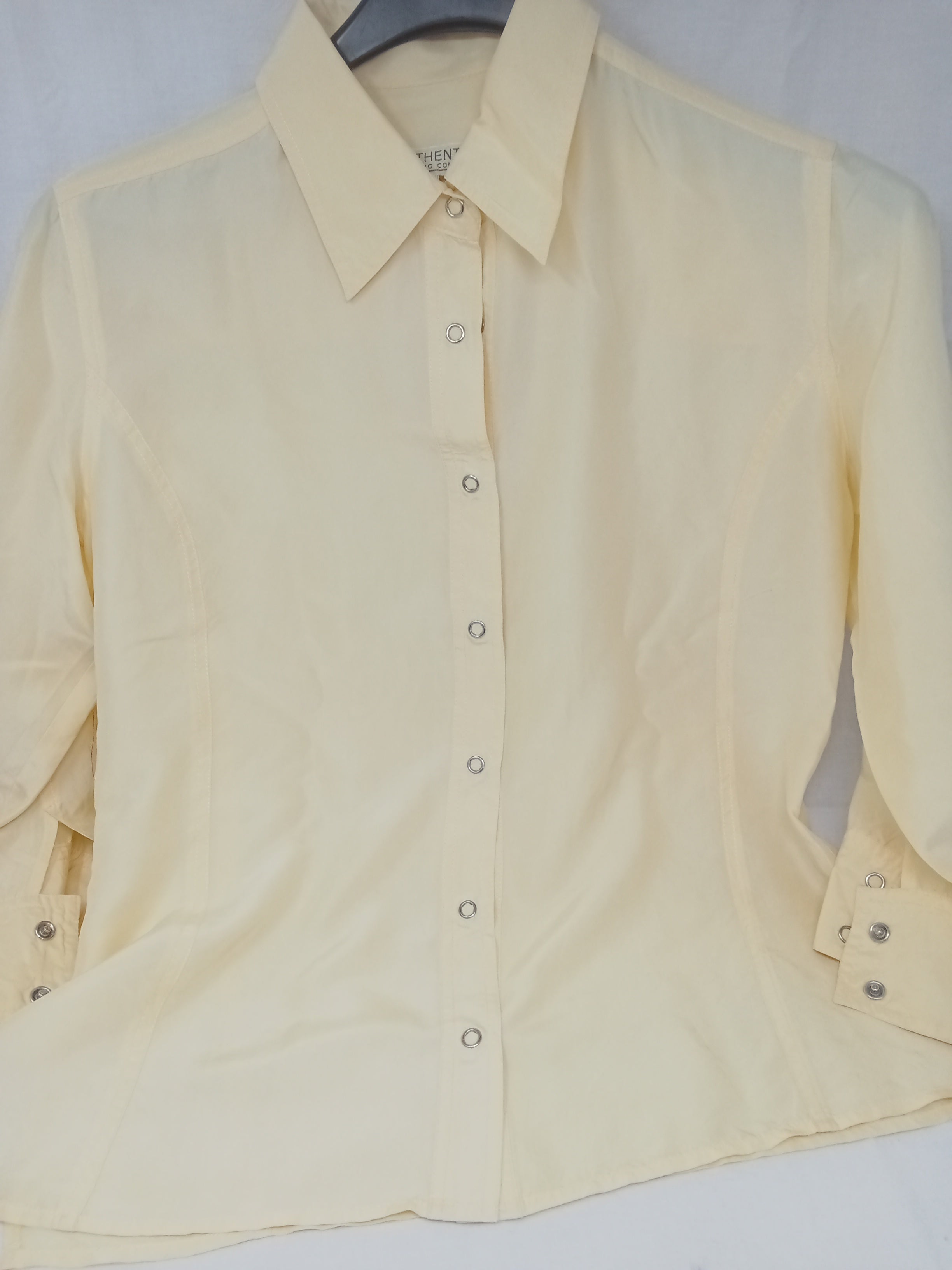Authentic Camicia In Seta Panna M