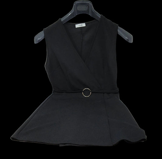 Flare Abito Nero Anello 42