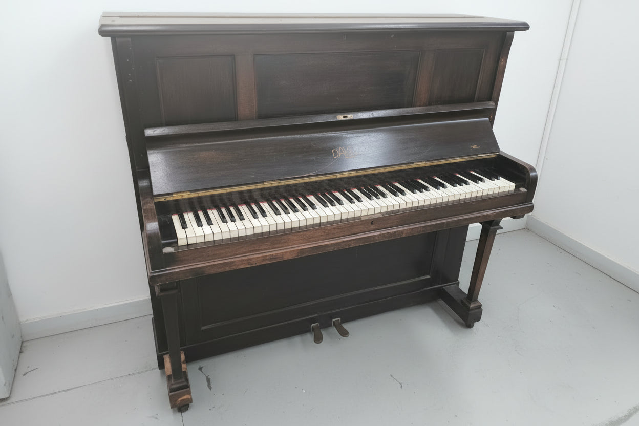 _daysh Pianoforte Verticale Vintage Legno Scuro