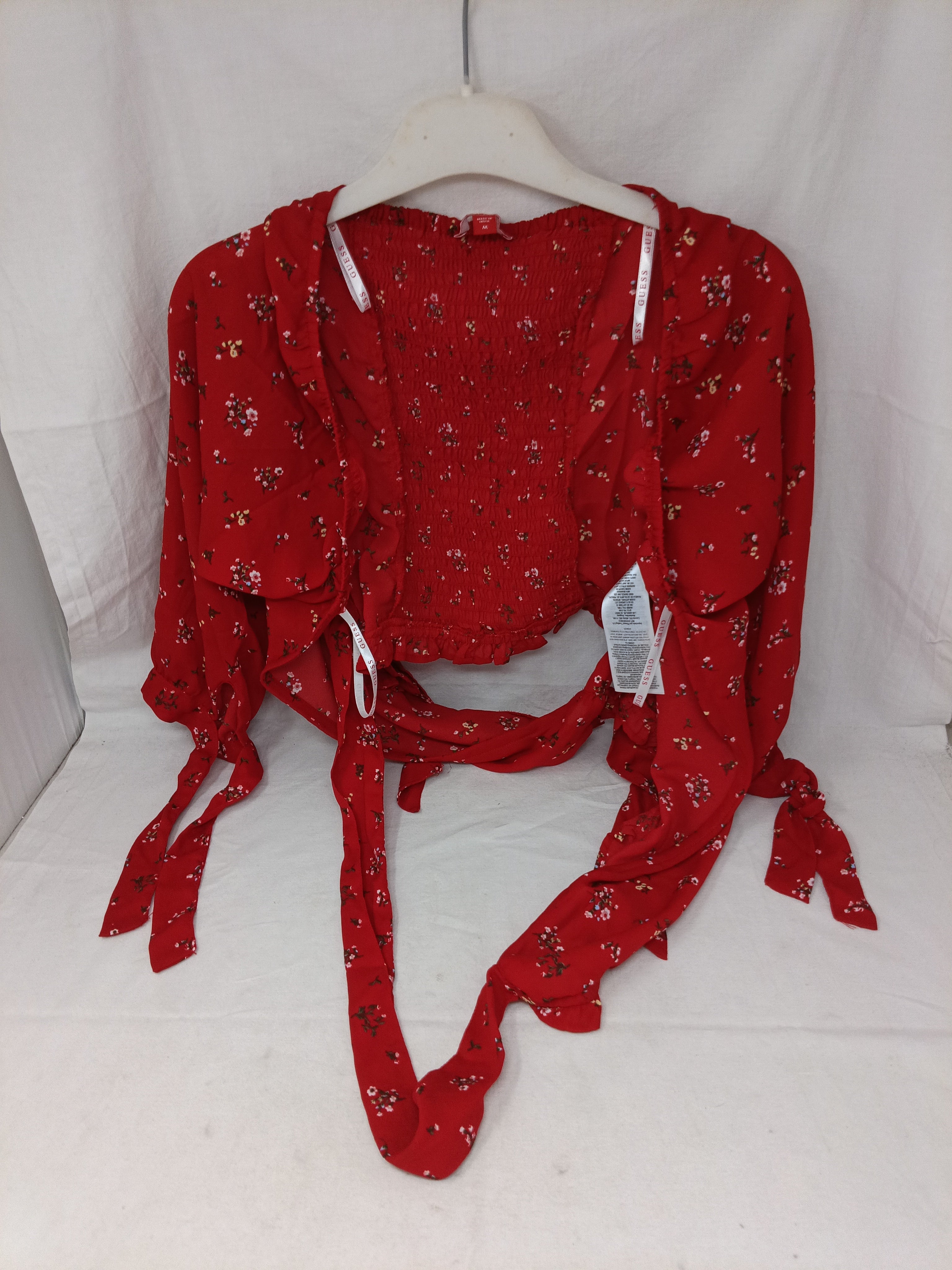 Guess Camivia Rossa Fiorata Incrociata M