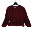 People Maglione Bordeaux Pelo S