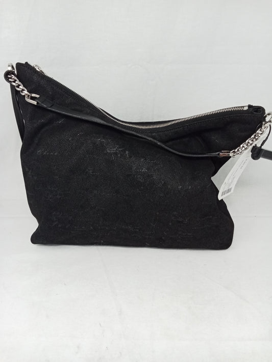 Alviero Martini Borsa A Spalle In Camoscio Nero
