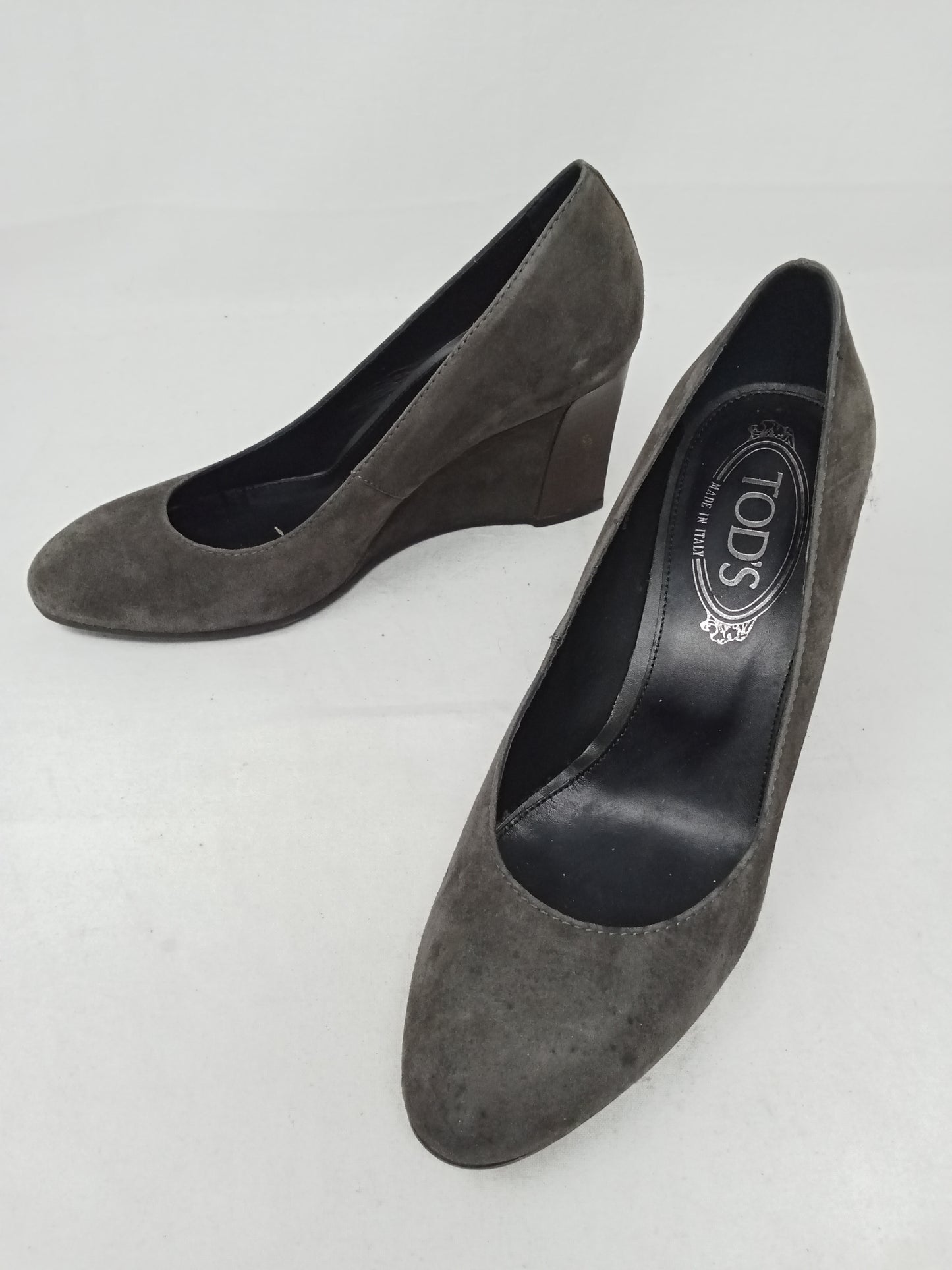 Tods Zeppa In Camoscio Tortora 37