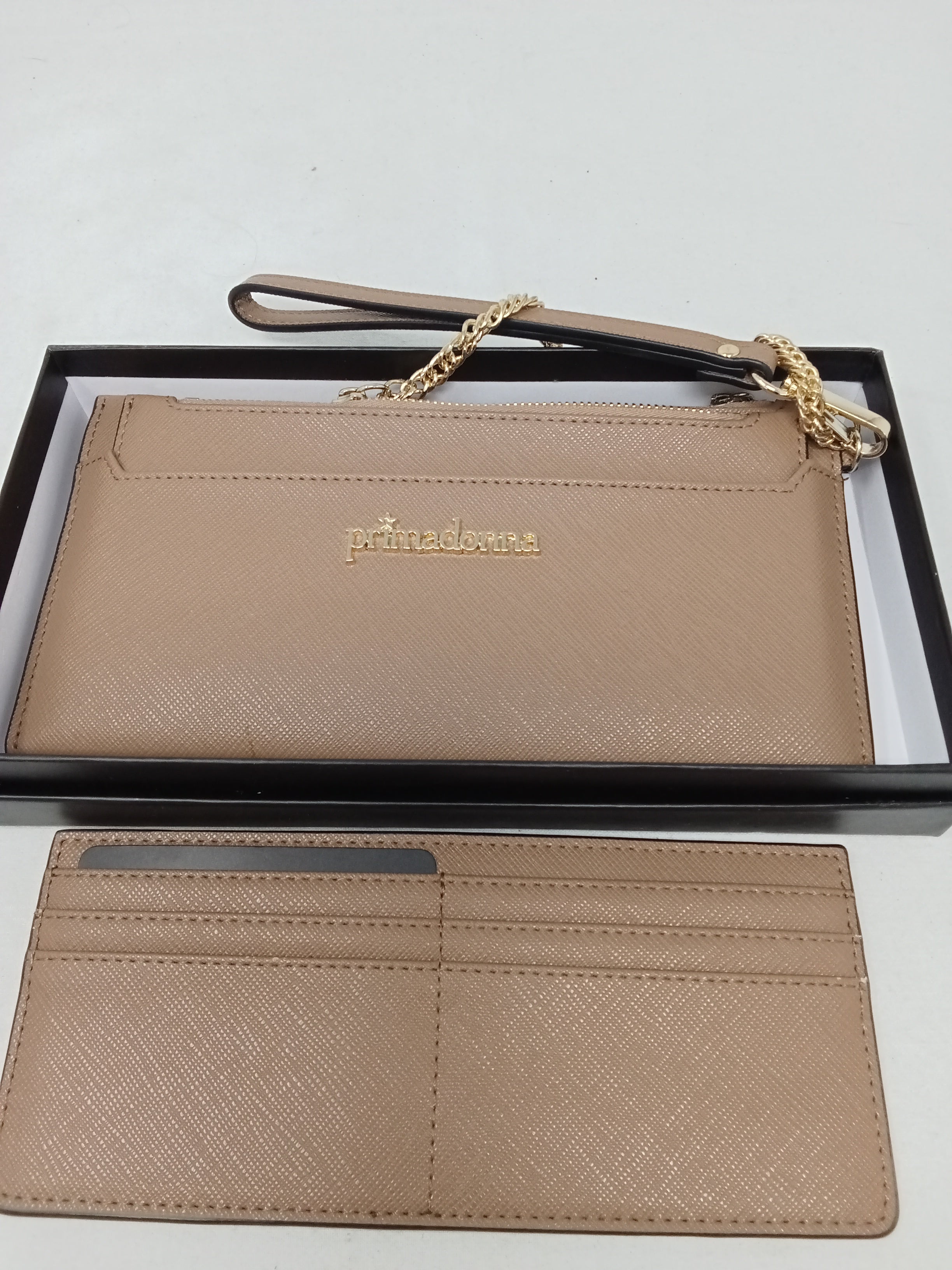 Primadonna Portafoglio Beige Nuovo